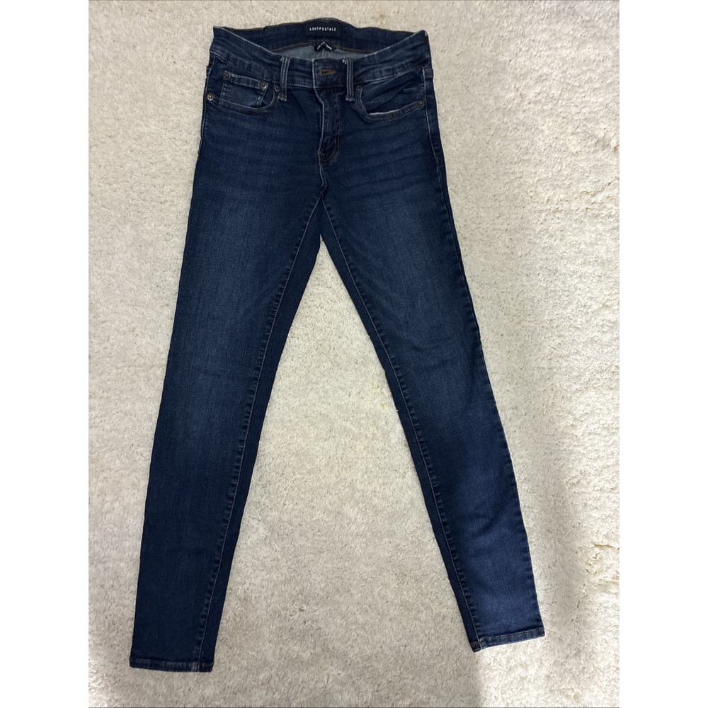 Aeropostale Jegging Jeans Womens 4R Blue Denim Low Rise